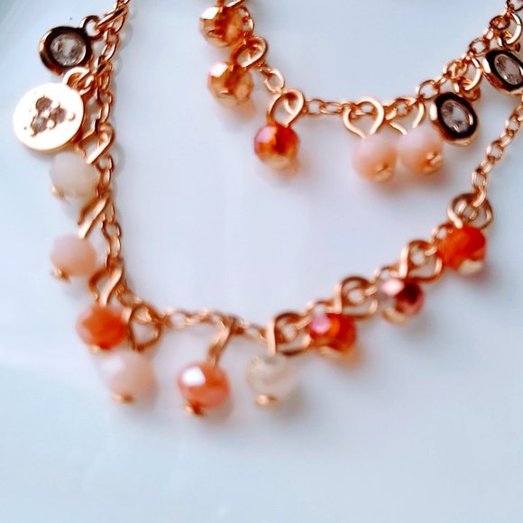 LOFT LAYERED BEADED DROP NECKLACE - Picture 5 of 7